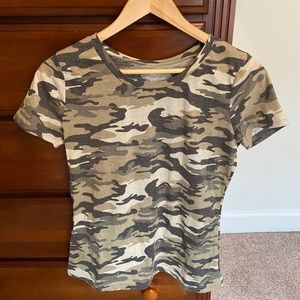 Camo short sleeve shirt